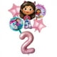 thumbnail image 3 of Conjunto de globos de aluminio de látex para niños, decoración de fiesta de cumpleaños, número de casa de muñecas, 6 piezas（1 32 pulgadas, 3 of 5