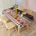 thumbnail image 3 of Rectangle Waterproof Tablecloth 60×102 Inch, Bohemia Style Reusable Indoor/Outdoor Durable Table Cover for Party Kitchen Dinner Room Decor, 3 of 6