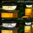 thumbnail image 2 of Columna de luz solar impermeable para exteriores, para patio, jardín, pared, puerta, 6 x 6 pulgadas, 2 of 4