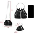 thumbnail image 2 of LHSHIDU Women Evening Handbag Mini Clutch Rhinestone Pouch Crossbody Handbag Purse Top Handle Floral Shoulder Bag Prom, 2 of 7