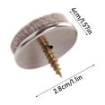 thumbnail image 4 of Ngheia Dining Table Chair Foot Pad Wool Foot Nail Ca, Pads Package 8 Furniture Pads Pads Diameter Screw. Chair Pads with Thick Are Ideal Chair Leg Protectors Easy to Assemble with Screws 8Pcs, 4 of 6