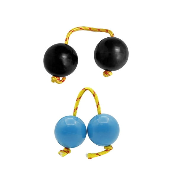 HILABEE 2 Paires Hochet Shaker Africain Maracas Percussion ABS pour Fête Cadeaux d'Anniversaire