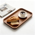 thumbnail image 5 of Solid Wood Rectangular Serving Tray for Tea, Snacks, and Decor – Elegant Multi-Purpose Organizer for Living Room, Kitchen, and Entryway, 5 of 5