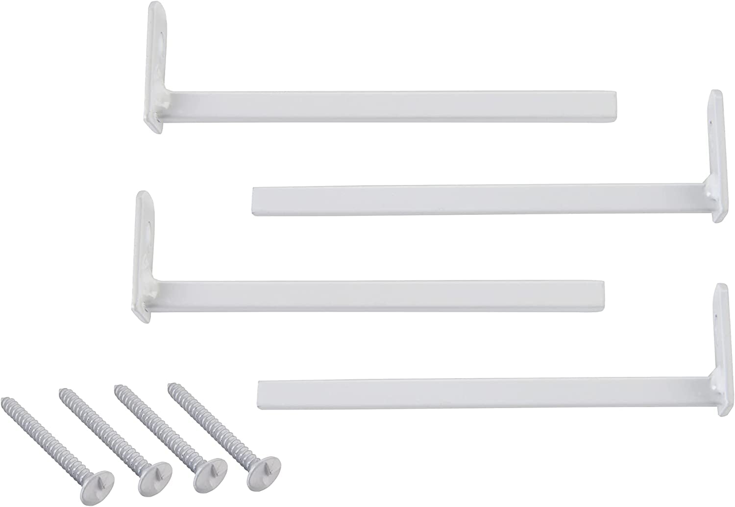 WB-IMB/Steel Inside-Mount Window Bar Bracket（4-Pack）White - Walmart.com