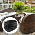 thumbnail image 3 of Zxpjkyu 32m Durable High Strength Plastic Rattan Wicker Kit Patio Furniture Repair Black, 3 of 9