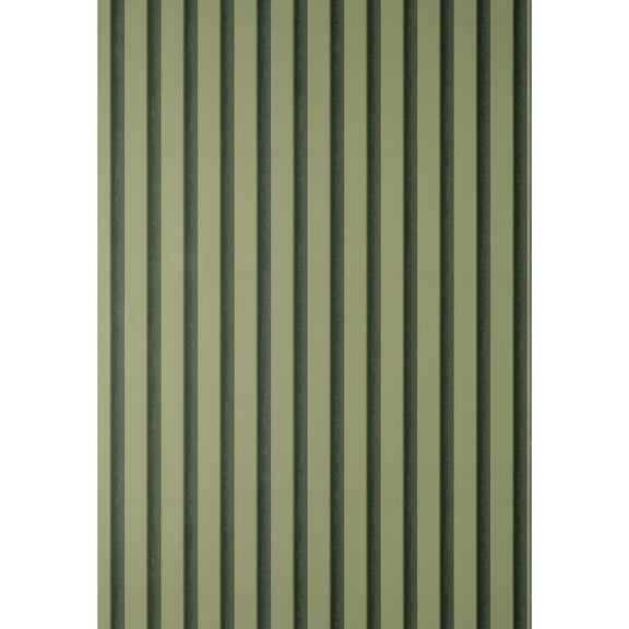Fine Decor Reggie Olive Vertical Slats Wallpaper, 20.5-in by 33-ft