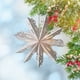 thumbnail image 3 of Papel de Árbol de Navidad Blanco Ornamento de Copo de Nieve de Navidad Ornamento de Decoración de Fiesta de Copo de Nieve Blanco Ornamentos de Navidad Blancos, 3 of 6