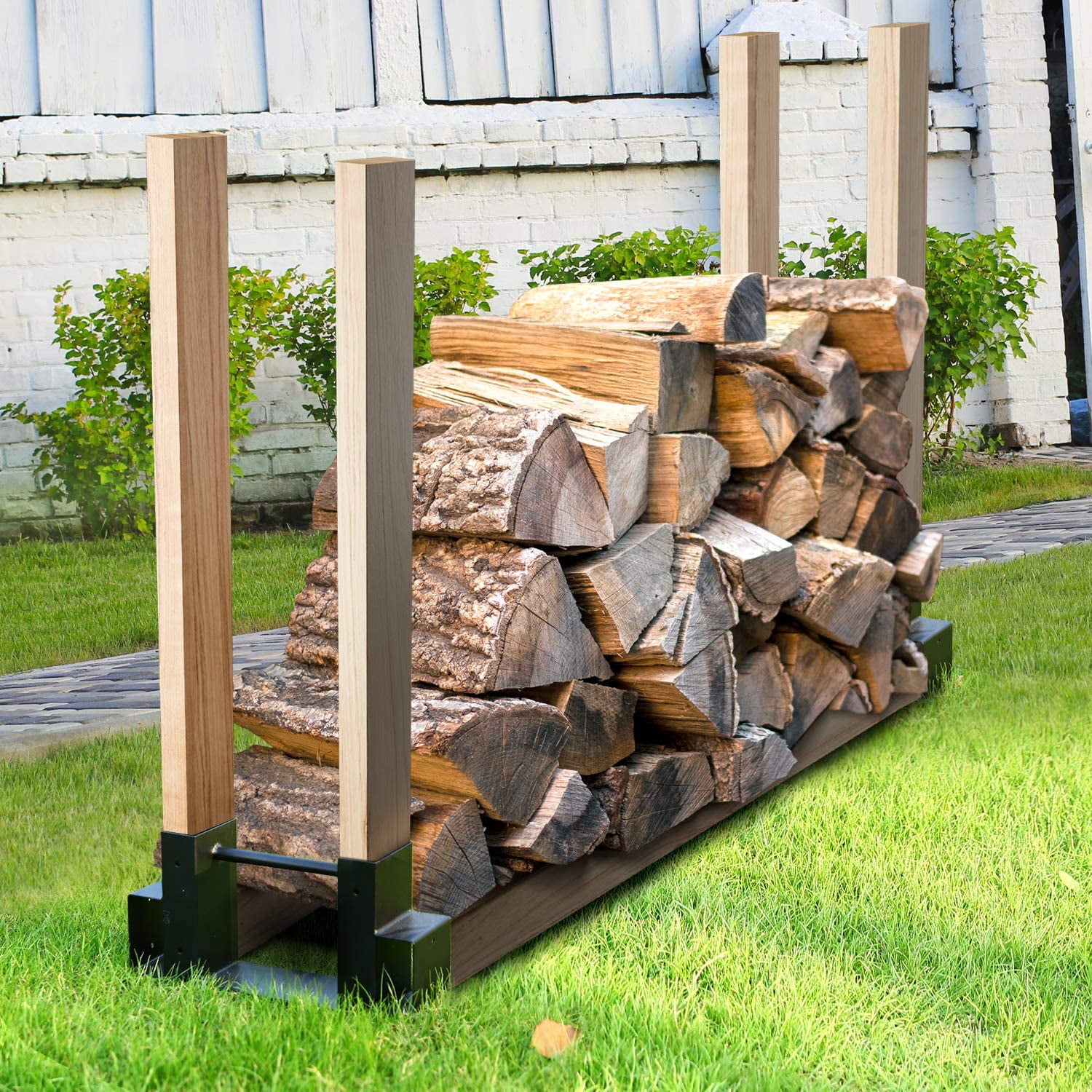 Diy firewood rack brackets new arrivals
