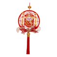 thumbnail image 3 of Tachiuwa Chinese New Year Hanging Decorations 2024 Sign Good Luck Charms Feng Shui Decor Tassel Pendant for Garden Holiday A, 3 of 9