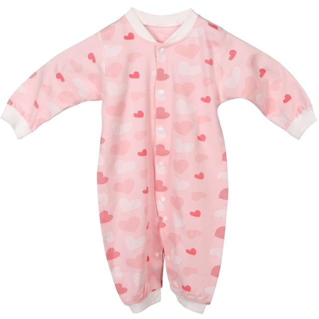 Mono de manga larga para niña, mono de algodón, mono de otoño para bebé (talla 73)