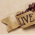 thumbnail image 5 of Live Love Laugh Saying with Grapes Wall Accent Multi Color 30 Inches Wide, 5 of 5