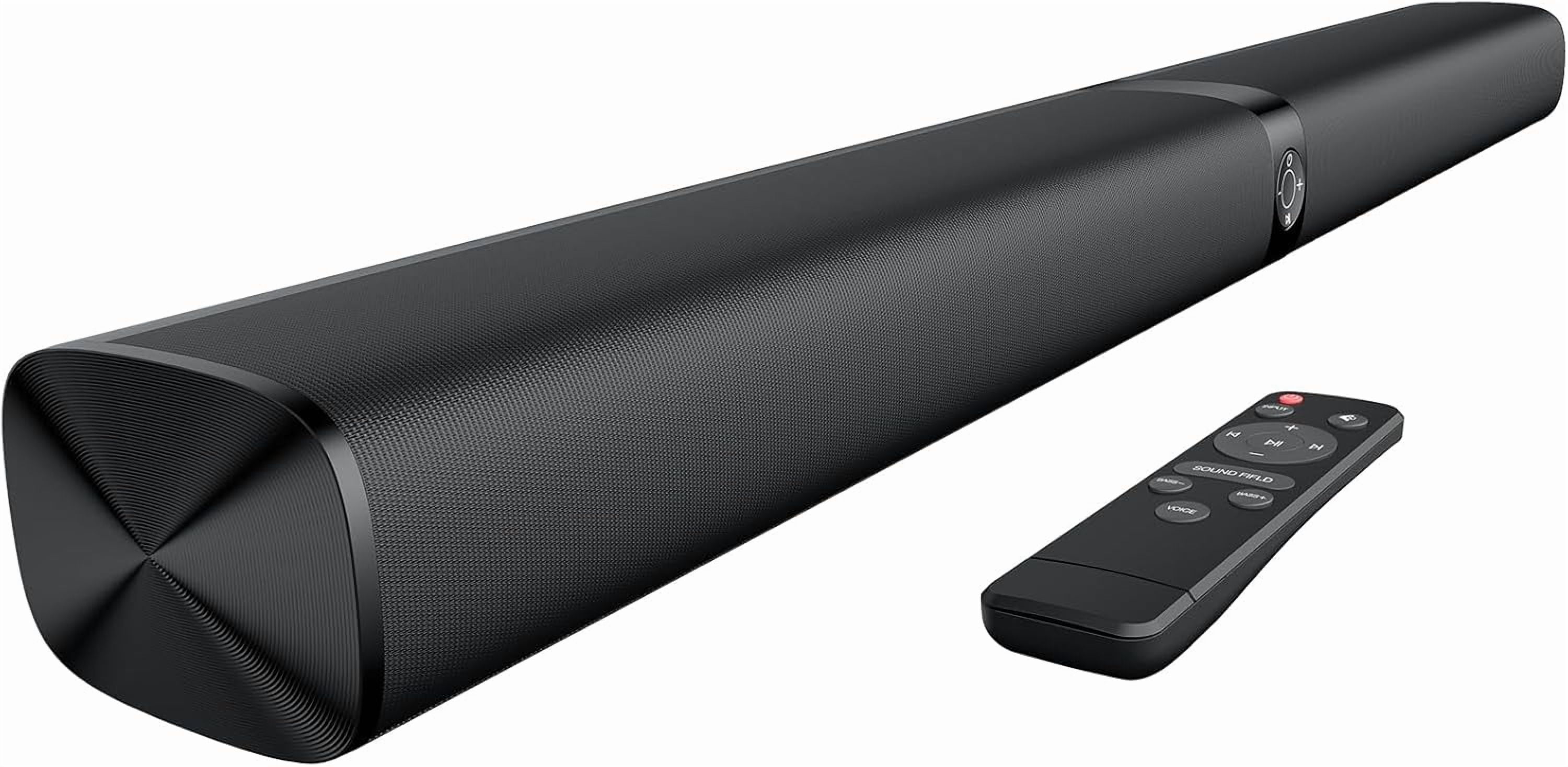 BESTISAN Bluetooth 5.0 Karaoke Soundbar, 2 Wireless