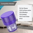 thumbnail image 3 of 4 Filtros V10 de Repuesto para Piezas Compatibles con la Serie Dyson V10 Ciclónica, Ciclón V10 Absoluta, Ciclón V10 Animal, V10 Total Clean, SV12, Refuerzo N.o de Pieza. 969082-01, 3 of 6