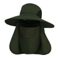 thumbnail image 1 of Chapeau de Protection UV Extérieur Chapeau de Pêche avec Couvre-Visage et Rabat de Cou pour Hommes, 1 of 7