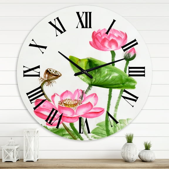 Designart 1 in Quartz Traditional Wall Clock