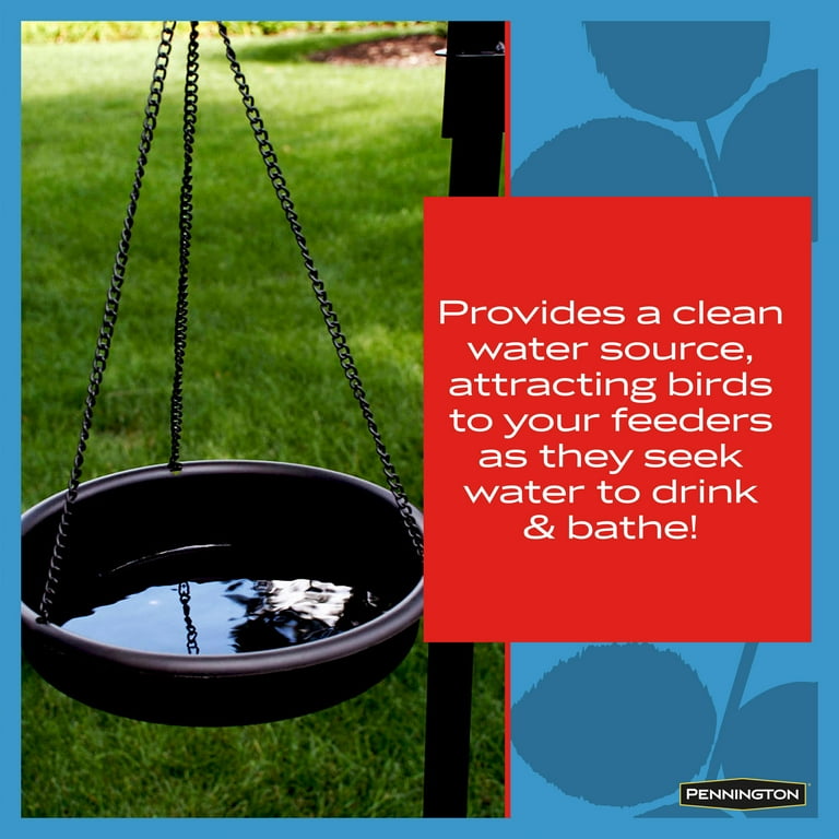 Pennington Cedar 2 in 1 Wild Bird Bath and Wild Bird Feeder, 4 lb. Capacity Pennington Cedar 2 in 1 Wild Bird Bath and Wild Bird Feeder, 4 lb. Capacity