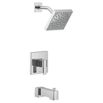 Moen UTS3713EP 90 Degree M-CORE 3-Series 1-Handle Eco-Performance Tub and Shower Trim Kit in Chrome (Valve Sold Separately)