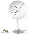thumbnail image 2 of Hamilton Hills Miroir de Maquillage Oversize Double Grossissement 1X 5X Grand Rond, 2 of 5
