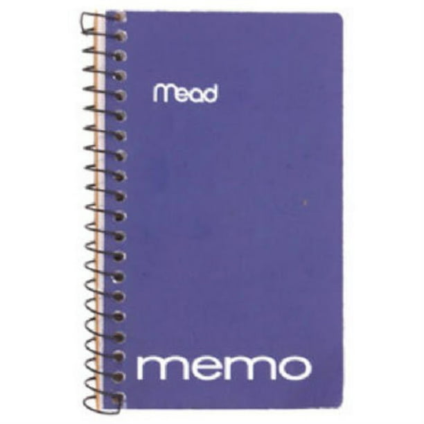 Mead Memo Book, College Ruled, 5 x 3 Inches, Wirebound, 60 ...
