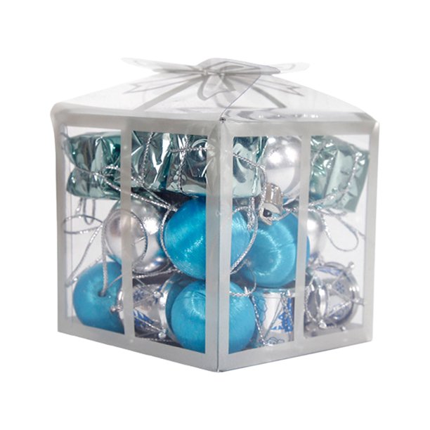 Set Navideño Adornos Para Árbol De Navidad Irrompibles Colgantes Brillantes Adornos Decorativos Para Colgar