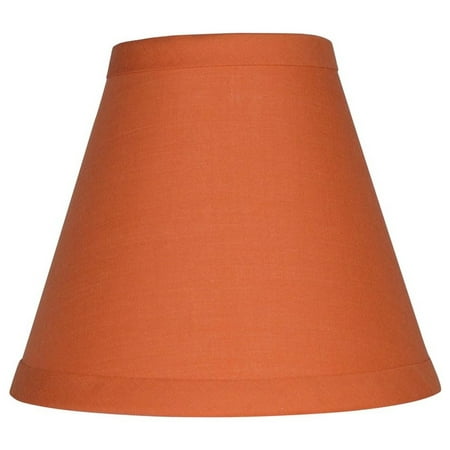 Urbanest Orange Cotton Chandelier Lamp Shade, 3x6x5