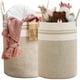thumbnail image 1 of 2 Pack 58L Grande Cesta de Lavandería de Cuerda Tejida con Asas - Cesto para Ropa Sucia, Canasta Ropa Organizadora, Multiusos, Portátil, Decorativa, 1 of 9