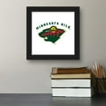 thumbnail image 4 of Gallery Pops NHL Minnesota Wild - Secondary Logo Mark Wall Art, Black Framed Version, 12" x 12", 4 of 5