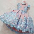 thumbnail image 1 of AAMILIFE Robe de Mariage en Tulle et Dentelle pour Filles, Élégante Robe de Princesse pour Fête, Robe de Cérémonie, Robe pour Enfants, 1 of 3