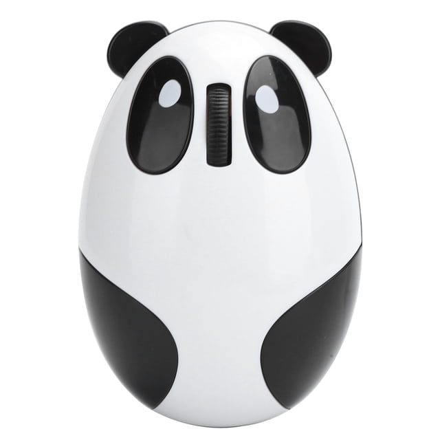 Cordless Mouse, 2.4GHz Optical Panda Computer Mouse for Travel School Home Office, Rechargeable Cartoon Optical Mouse for Computer Laptop PC Kids Children Girls Gift