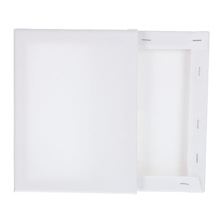 Uxcell 2 Pcs Stretched Canvas, 6x8" Artist Boards 4/5" Profile Cotton Panels,White