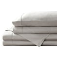 thumbnail image 6 of Brielle Home 400 Thread Count Cotton Sateen Sheet Set Collection, 6 of 6