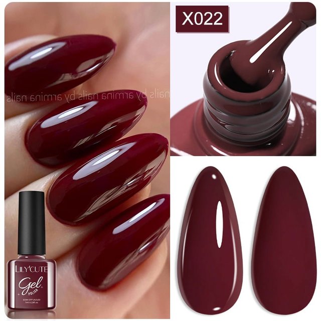 LILYCUTE 7ml esmalte de uñas de Gel con purpurina dorada, Gel UV semipermanente para remojar UV LED, barniz de Gel para uñas para manicura DIY