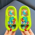 thumbnail image 2 of Godom Kids Slippers House Open Toe Comfy Slippers Summer Non-Slip Beach Shoes Kid Cloud Slides, 2 of 4