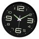 thumbnail image 5 of Reloj de pared luminoso que brilla en la oscuridad, 25 cm, silencioso, para baño. Estilo B, 5 of 9
