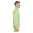 thumbnail image 2 of DG479 Devon & Jones DRYTEC20 Quarter-Zip Lime/Grey Heather/Lime S, 2 of 3