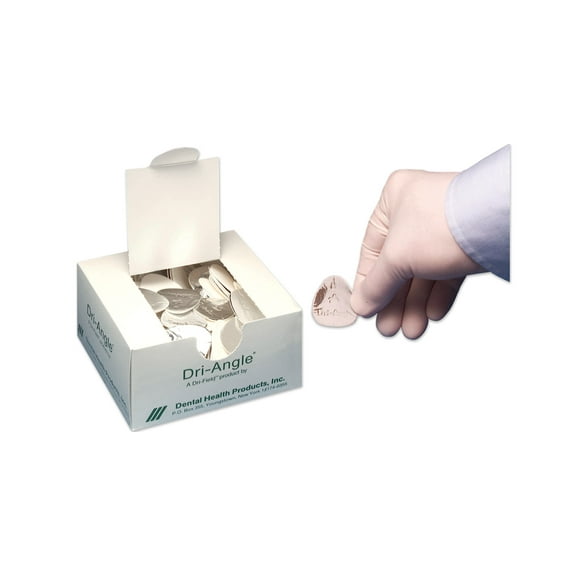 Dental Health Products 32-SAG Dri-Angle Silver Backing Cotton Roll Substitute Small 400/Bx