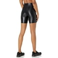 thumbnail image 2 of Bandier BLACK SHINE All Access Center Stage 6in Biker Shorts, US 2X, 2 of 2