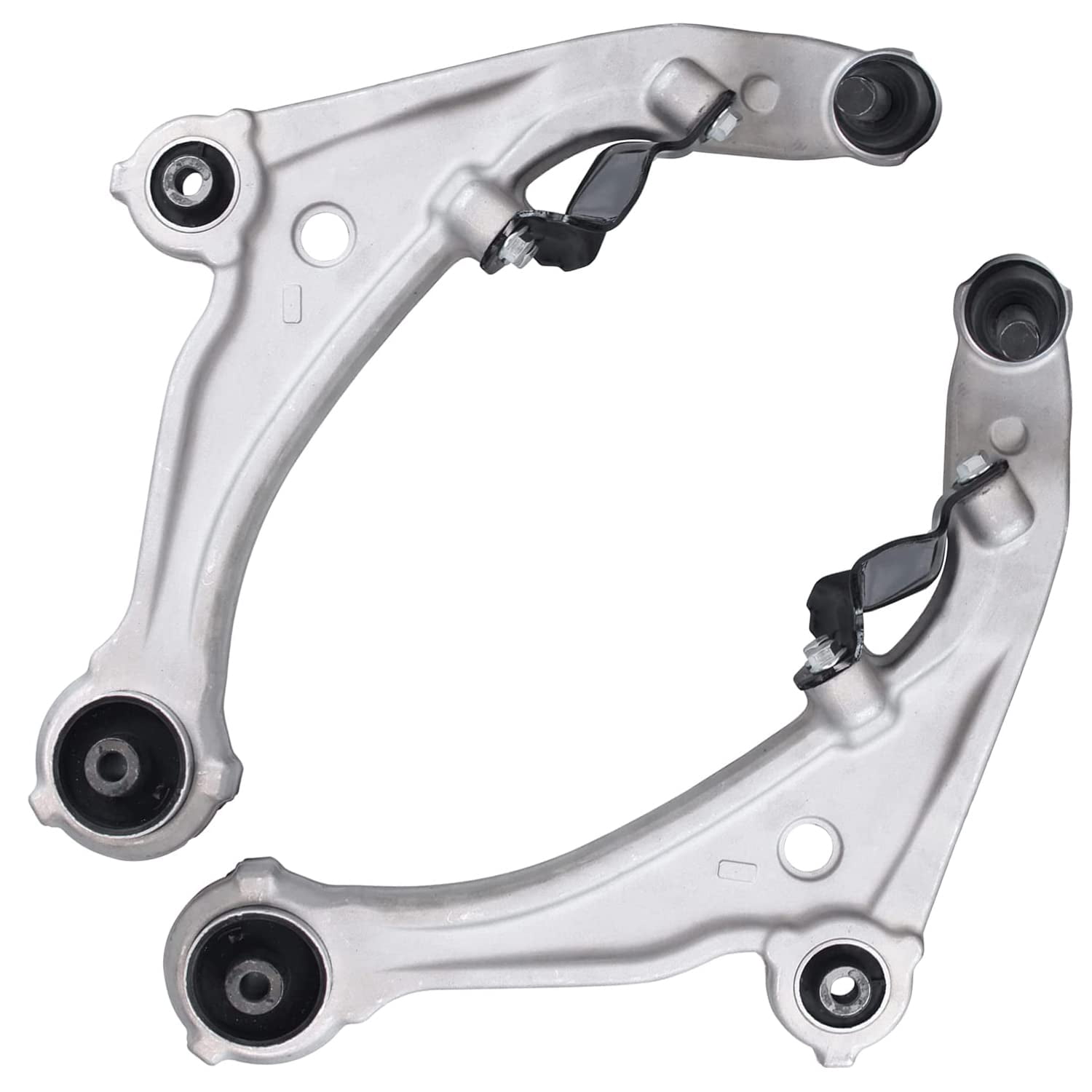 Detroit Axle - Front End 10pc Suspension Kit for 2007-2013 Nissan Altima, 2 Lower Control Arms w/Ball Joints Inner and Outer 4 Tie Rods 2 Boots 2 Sway Bars Replacement 2008 2009 2010 2011 2012 Altima