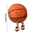 thumbnail image 5 of Jellycat Basketball Pillow Basketball Stuff Plush, Basketball Gifts for Boys and Girls, Soft Sports Theme Pillows Basketball Plush Stuffed Toy for Bedroom Decoration and Gift, 5 of 11