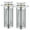 Long*2, variant on 1 Pc Universal Pop Up Bathroom Sink Stopper, 1.96" Short Brass Core Push Drain Filter with Hair Catcher Basket, Anti-Clogging Stainless Steel Plug Insert for 1.29" Hole