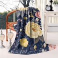 thumbnail image 2 of Pioneer Flower Blanket,Comfortable Soft Flannel Throw Blanket,All Season,Warm Lightweight Blankets for Sofa Bed Couch Living Room Chair,60"x80"(150x200cm), 2 of 4