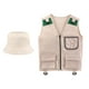 thumbnail image 5 of Kits de exploradores para niños, conjunto de exploración al aire libre para niños, sombrero de chaleco, juego de roles, accesorio de disfraz,, 5 of 8