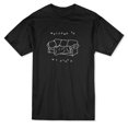 thumbnail image 1 of Welcome To My Place Design Men's Black T-shirt, 1 of 1