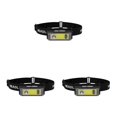 thumbnail image 1 of Maytalsory 1/2/3/5 Lampe Frontale 6 Modes Réglables USB Rechargeable Étanche Extérieur Nuit Camping Randonnée Escalade Lampe d'Urgence Sans Batterie 3 Pcs, 1 of 6
