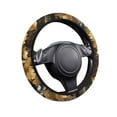 thumbnail image 2 of HUIACONG Camouflage Leaves Golf Cart Steerings Wheels Warm Flannel Fabric Unversial Golf Cart Steering Wheel Covers Easy to Instal Fashion Interior Suitable for EZGO Yamaha Club Cars, 2 of 7