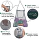 thumbnail image 3 of 3pcs Reusable Mesh Bag, Portable Produce Bags, Washable Hanging Storage Bags, Organizer Shopping Handbag For Fruit, Garlics, Onions, Potatoes, 3 of 4