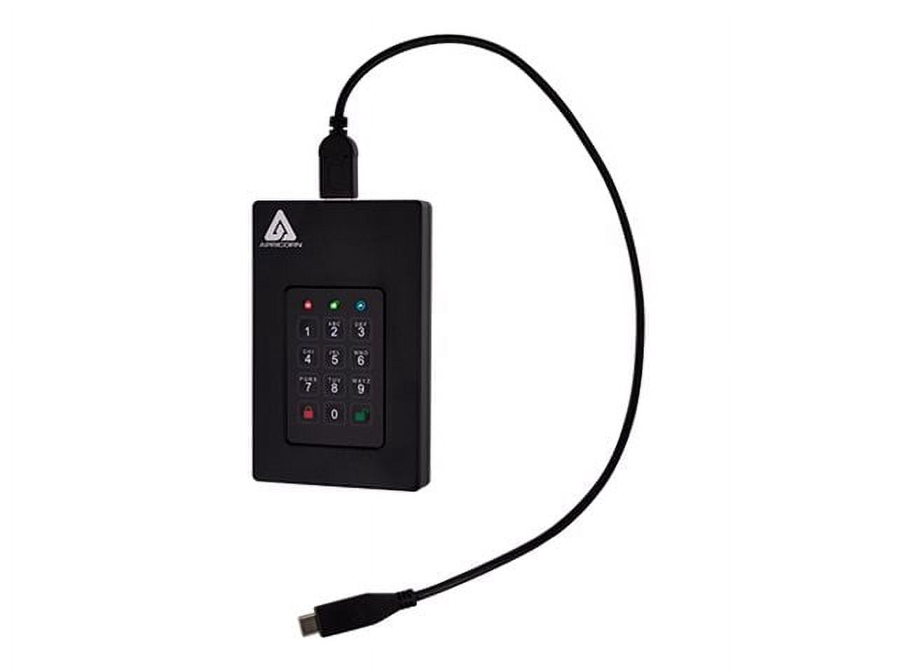 Apricorn Aegis Fortress L3 16 TB Portable Solid State Drive, External, TAA Compliant