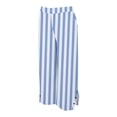 thumbnail image 4 of Summer Cotton Linen Pants for Women Casual Boho Gradient Print Pants 2026 Vacation Wide Leg Stripe Lounge Pant, 4 of 6