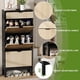 thumbnail image 3 of Shoe almacenamiento gabinete con three flip - top cajones y adjustable estantes, space - saving narrow design, fits 18 - 24 pairs of shoes, ideal para para entrada, hallway, y front door, 3 of 7