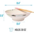 thumbnail image 6 of Silver Buffalo The Powerpuff Girls Ceramic Ramen Noodle Rice Bowl with Chopsticks, Microwave Safe, 30 Ounces, 6 of 11